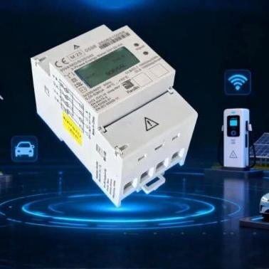 Toepassing van drie-rail-gemonteerde elektriciteitsmeters in energiesystemen.
